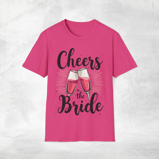 Women's T-Shirt Cheers the Bride bachelorette party