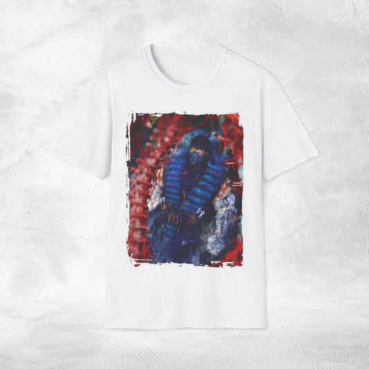 Unisex gaming shirt Mortal Kombat Sub-Zero Fatality