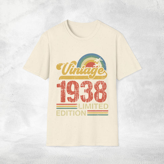 Unisex year of birth shirt 1938