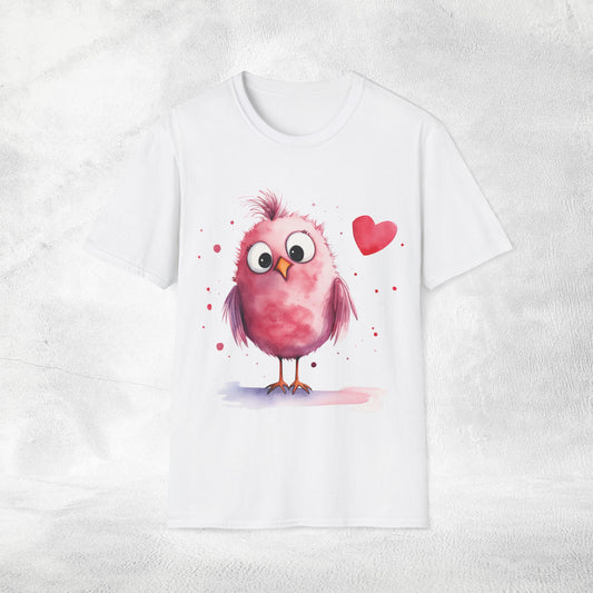 Unisex couples T-Shirt lovebird