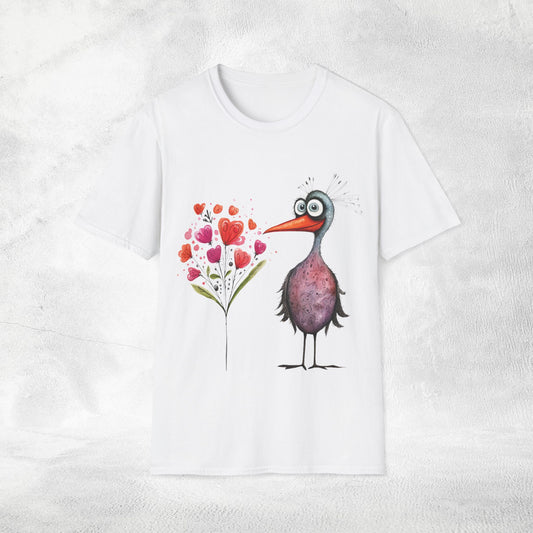 Unisex couples T-Shirt lovebird