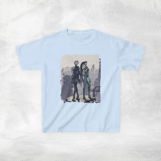 Kids gaming shirt Stellar Blade Eve and 2B