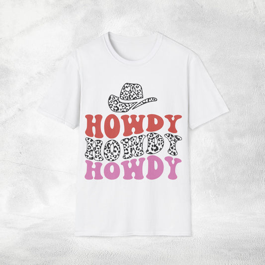 Women's shirt howdy vacation tee