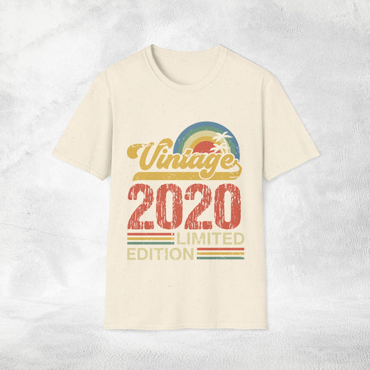 Unisex year of birth shirt 2020
