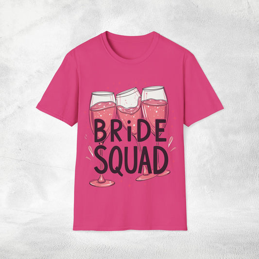 Women's T-Shirt Bride Squad bachelorette party