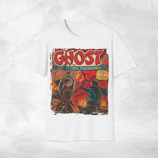 Unisex gaming shirt Ghost of Tsushima