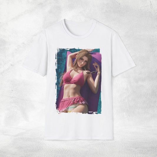 Unisex Gaming shirt Final Fantasy Aerith Gainsborough swimsuit