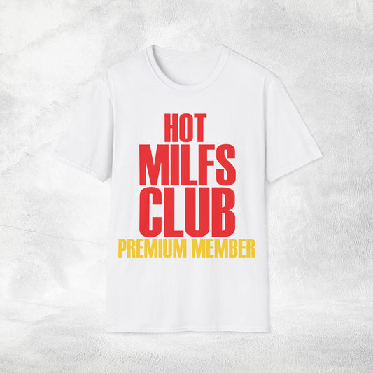 Womens Wifey T-shirt HOT MILFS CLUB Premium Member