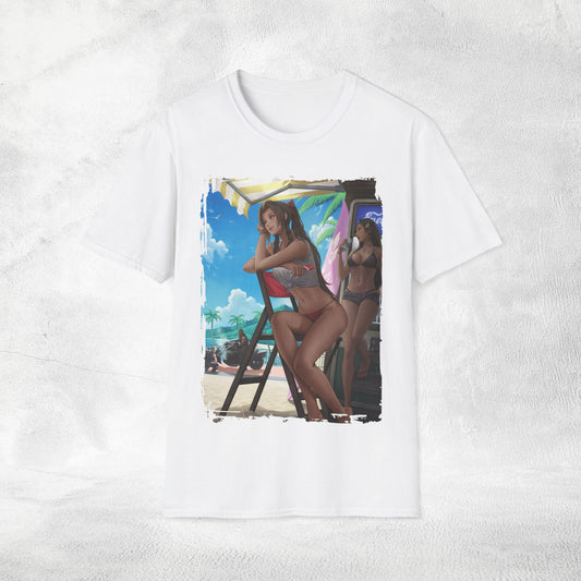 Unisex Gaming shirt Final Fantasy Aerith Gainsborough Tifa Lockhart