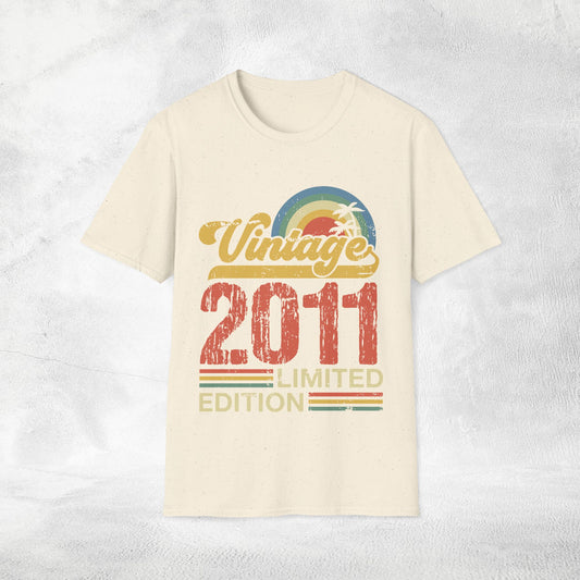 Unisex year of birth shirt 2011