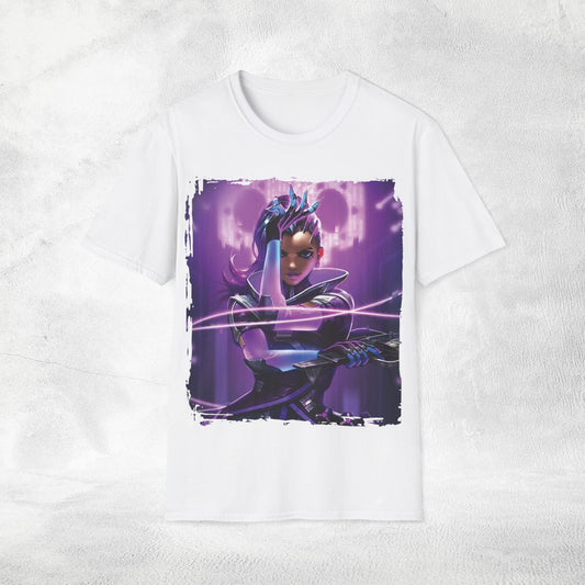 Unisex gaming shirt Overwatch Sombra