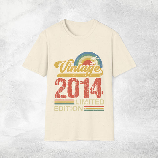 Unisex year of birth shirt 2014