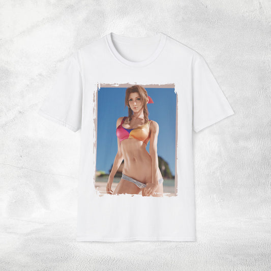 Unisex Gaming shirt Final Fantasy Aerith Gainsborough swimsuit