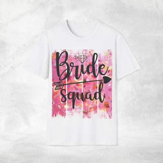 Women's T-Shirt bride squad bachelorette party