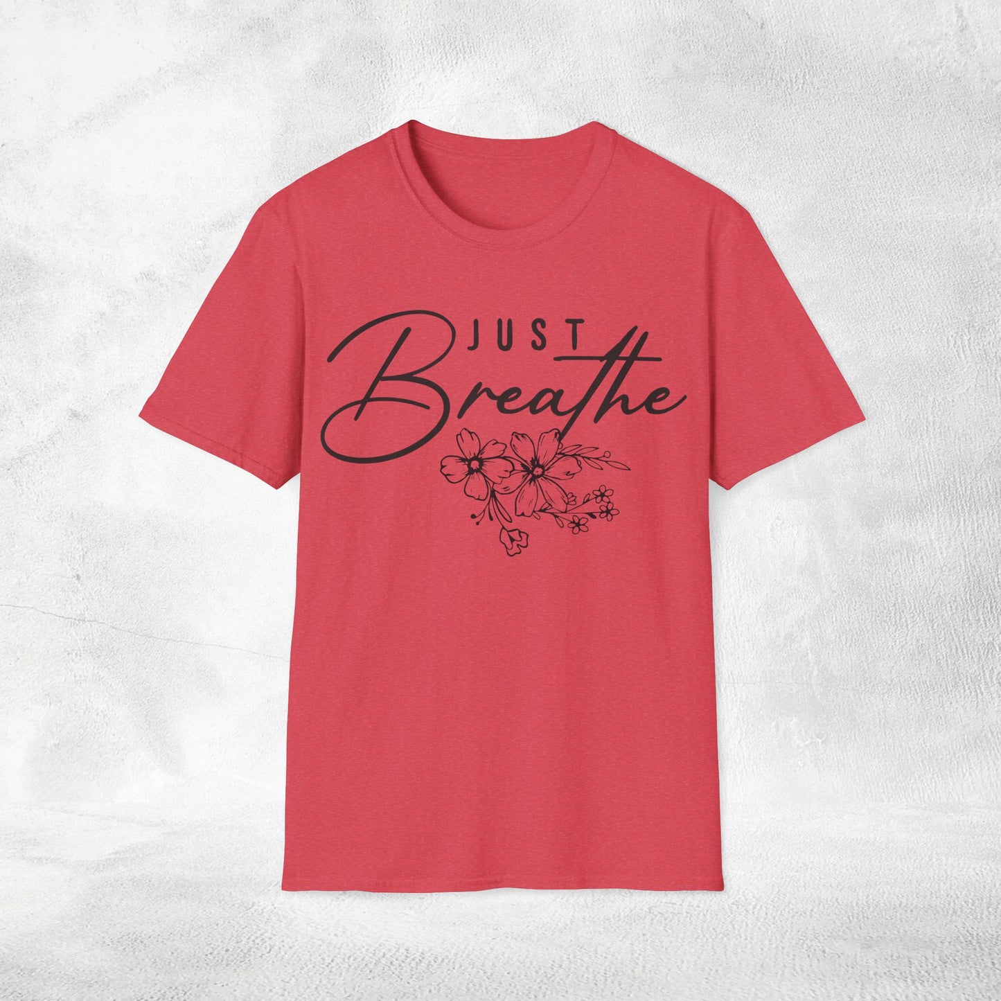 Women's Slogan T-shirt just breathe
