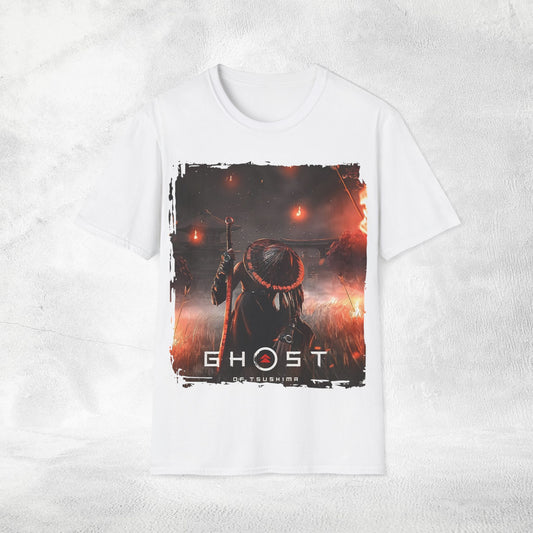 Unisex gaming shirt Ghost of Tsushima