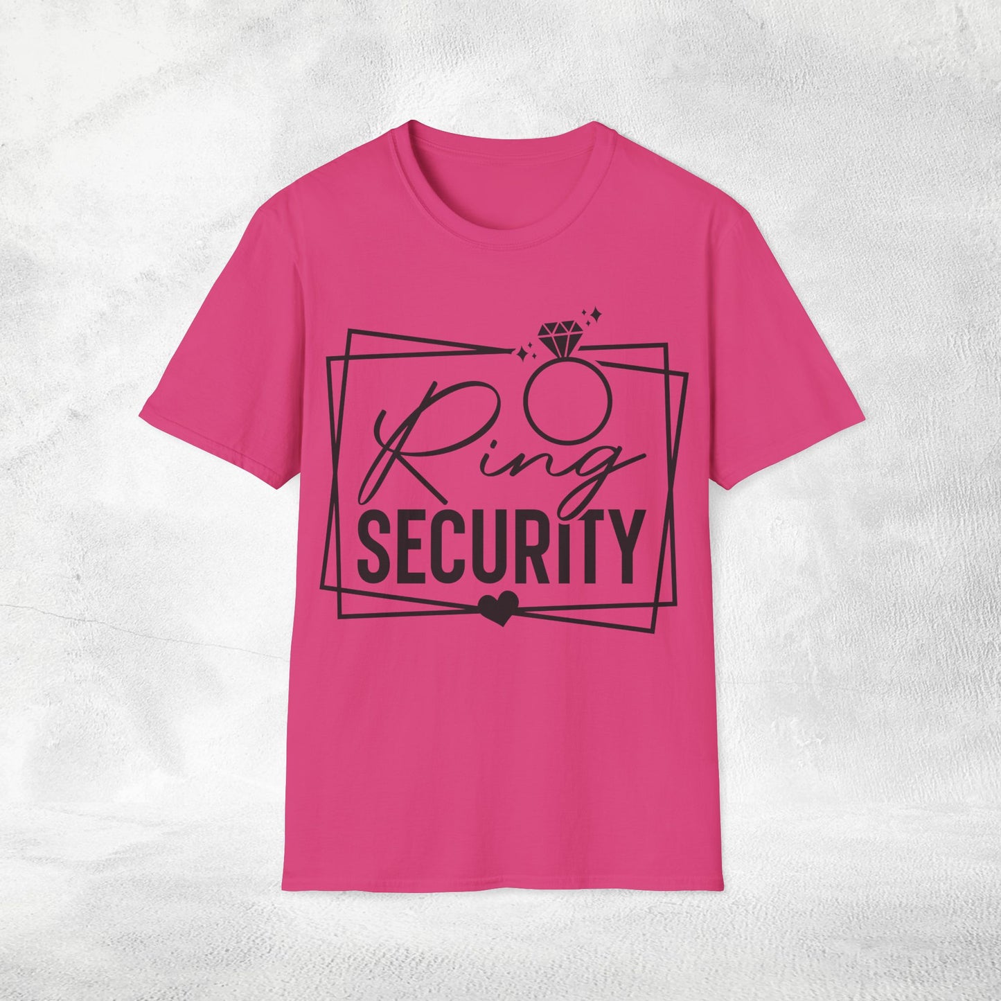 Womens T-Shirt ring security bachelorette party