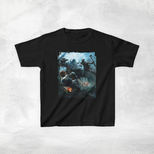 Kids gaming shirt Kratos