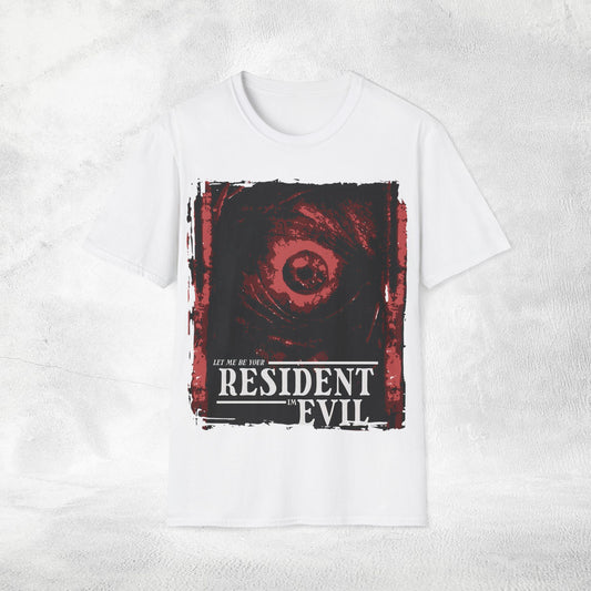 Unisex gaming shirt Resident Evil let me be your resident in evil
