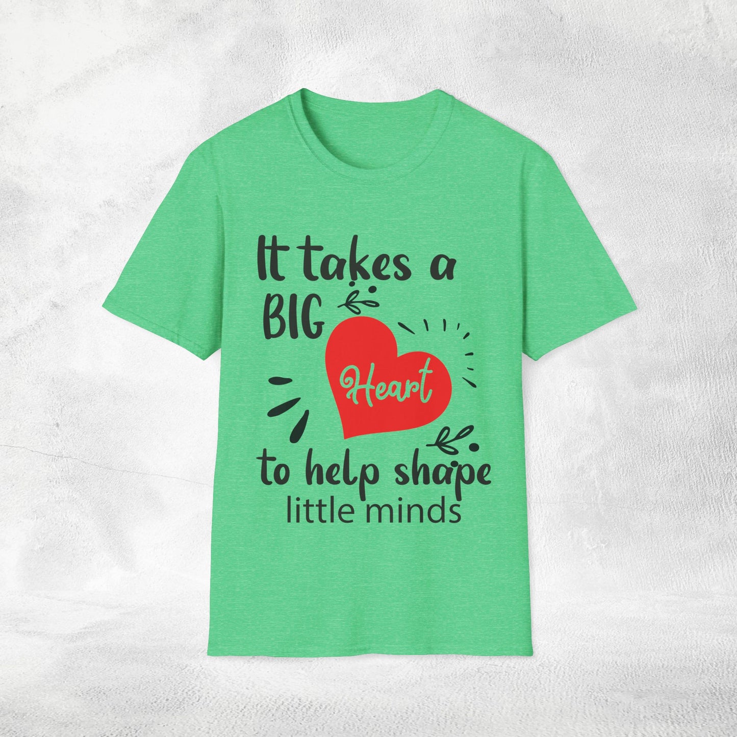 teacher shirt big heart