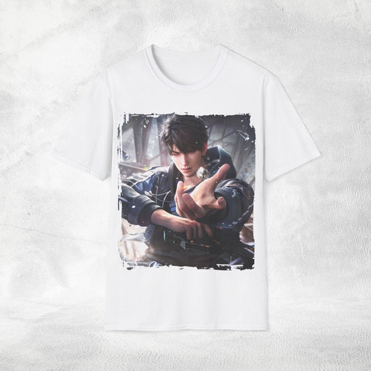 Unisex anime shirt Caleb Love and Deepspace