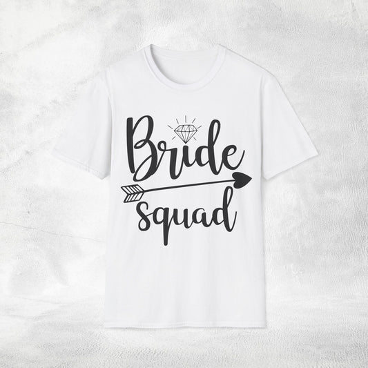 Women's T-Shirt bride squad bachelorette party