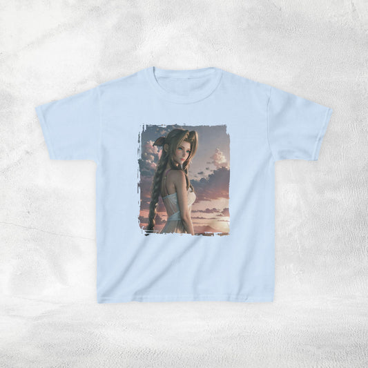 Kids gaming shirt Final Fantasy Aerith Gainsborough