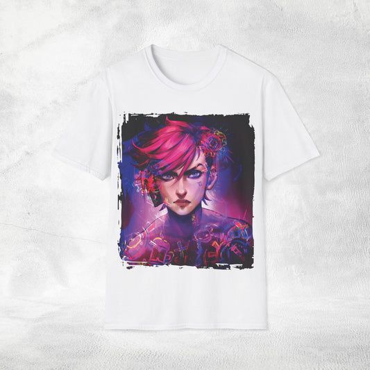 Unisex Gaming shirt Arcane Series LOL Vi