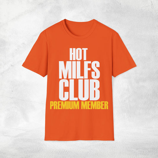 Womens Wifey T-shirt HOT MILFS CLUB Premium Member