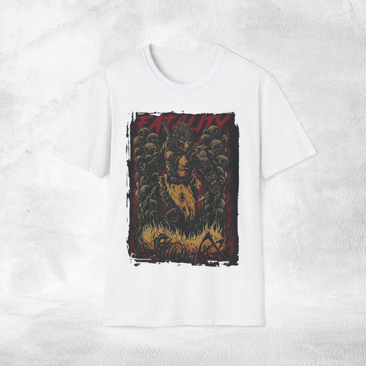 Unisex gaming shirt Mortal Kombat Fatality