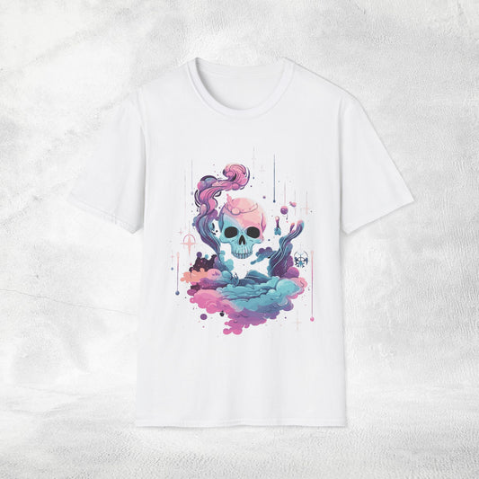 Unisex Gothic Shirt Pastel Skull