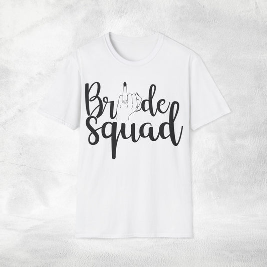 Women's T-Shirt bride squad bachelorette party
