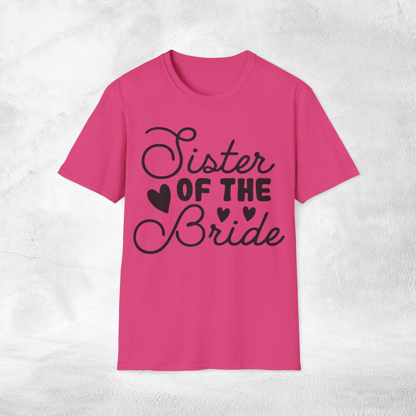 Women's T-Shirt sister of the bride bachelorette party