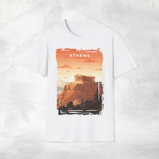 Women T-shirt Athens vacation tee