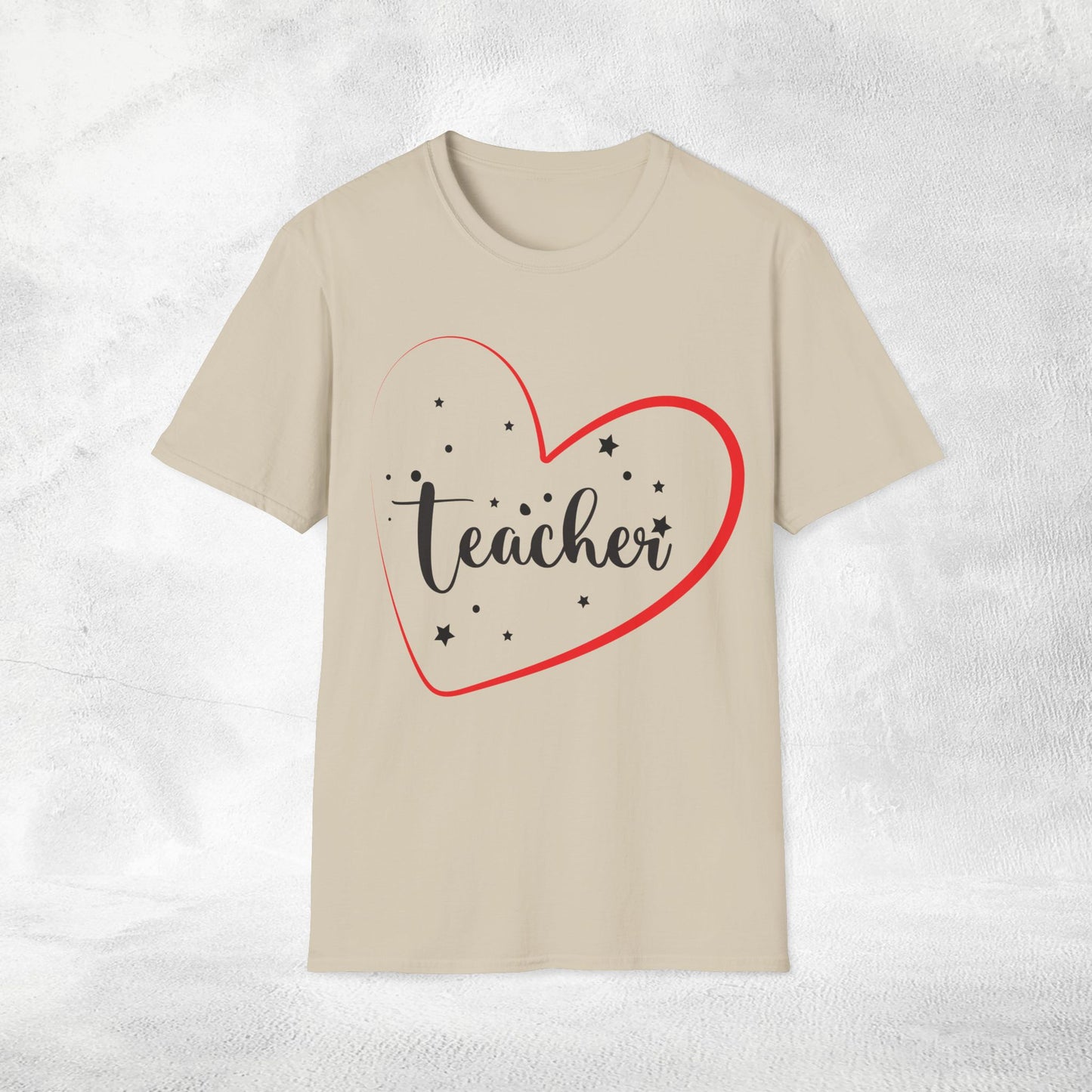 teacher shirt heart
