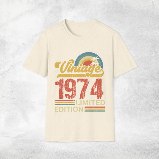Unisex year of birth shirt 1974