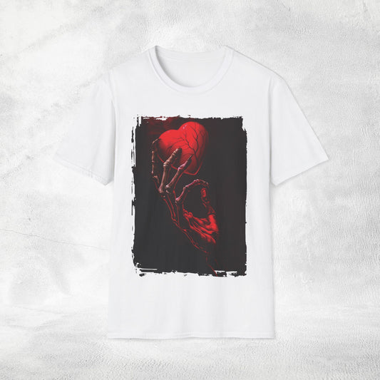 Unisex Gothic Shirt Heart