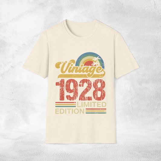 Unisex year of birth shirt 1928