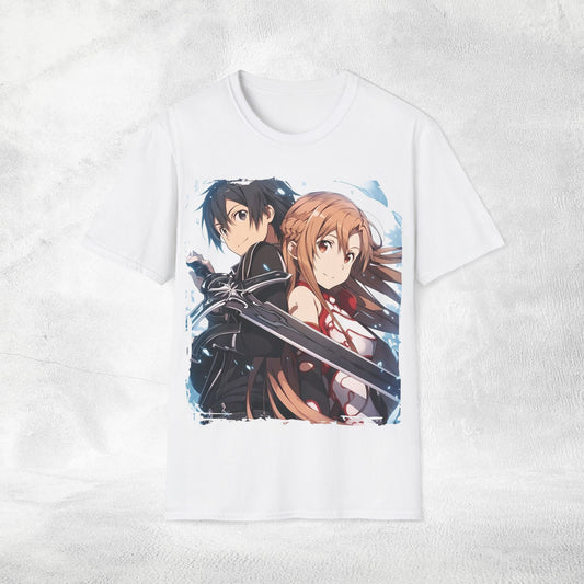 Unisex anime shirt Kazuto Kirigaya / Kirito and Asuna Yuuki
