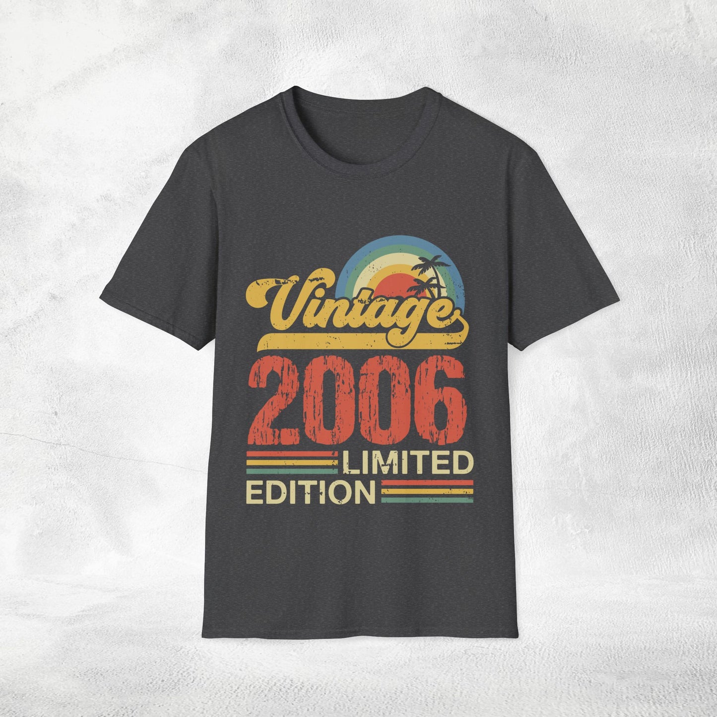 Unisex year of birth shirt 2006