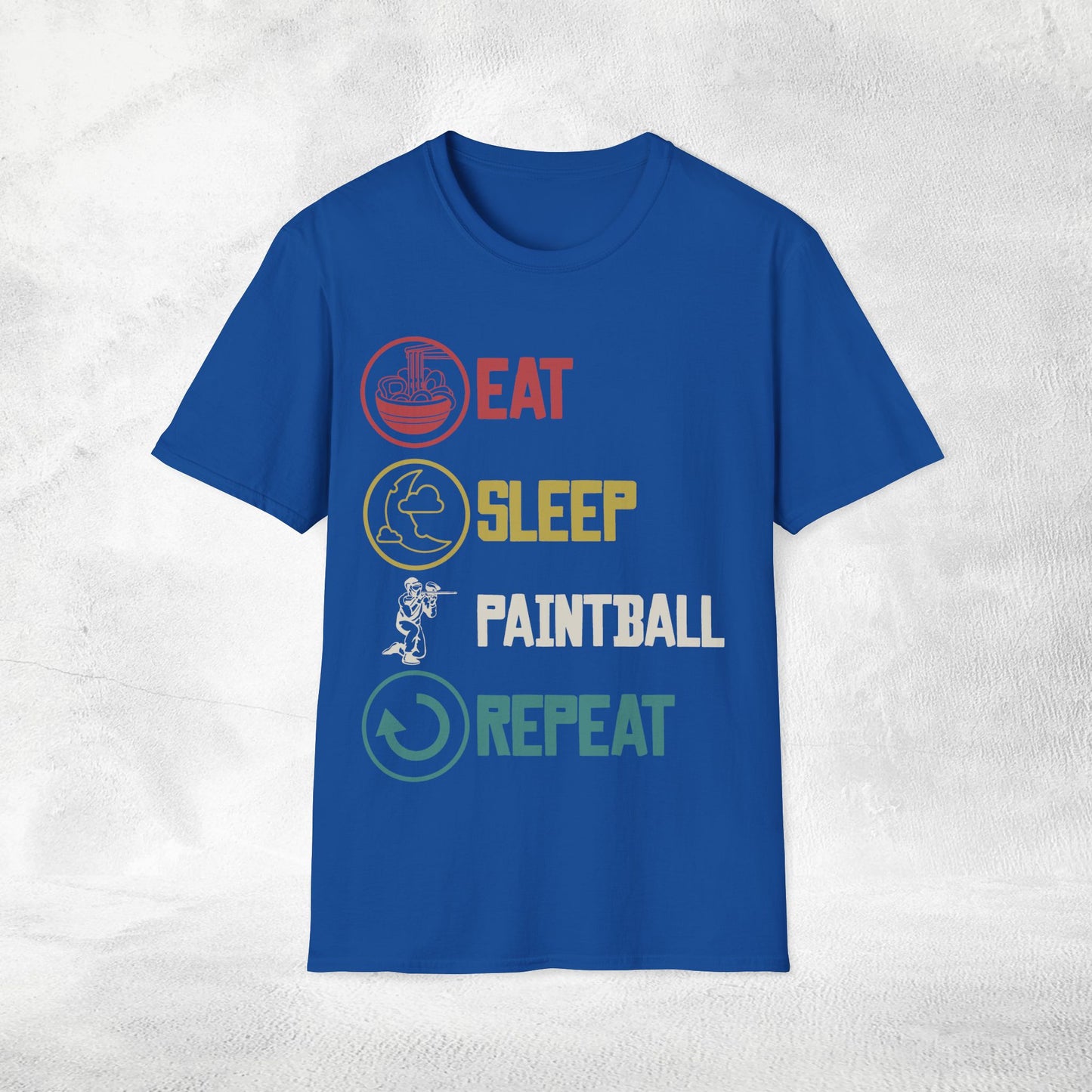 Unisex Paintball shirt repeat