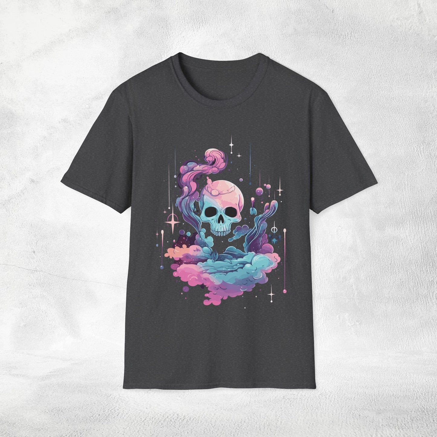 Unisex Gothic Shirt Pastel Skull