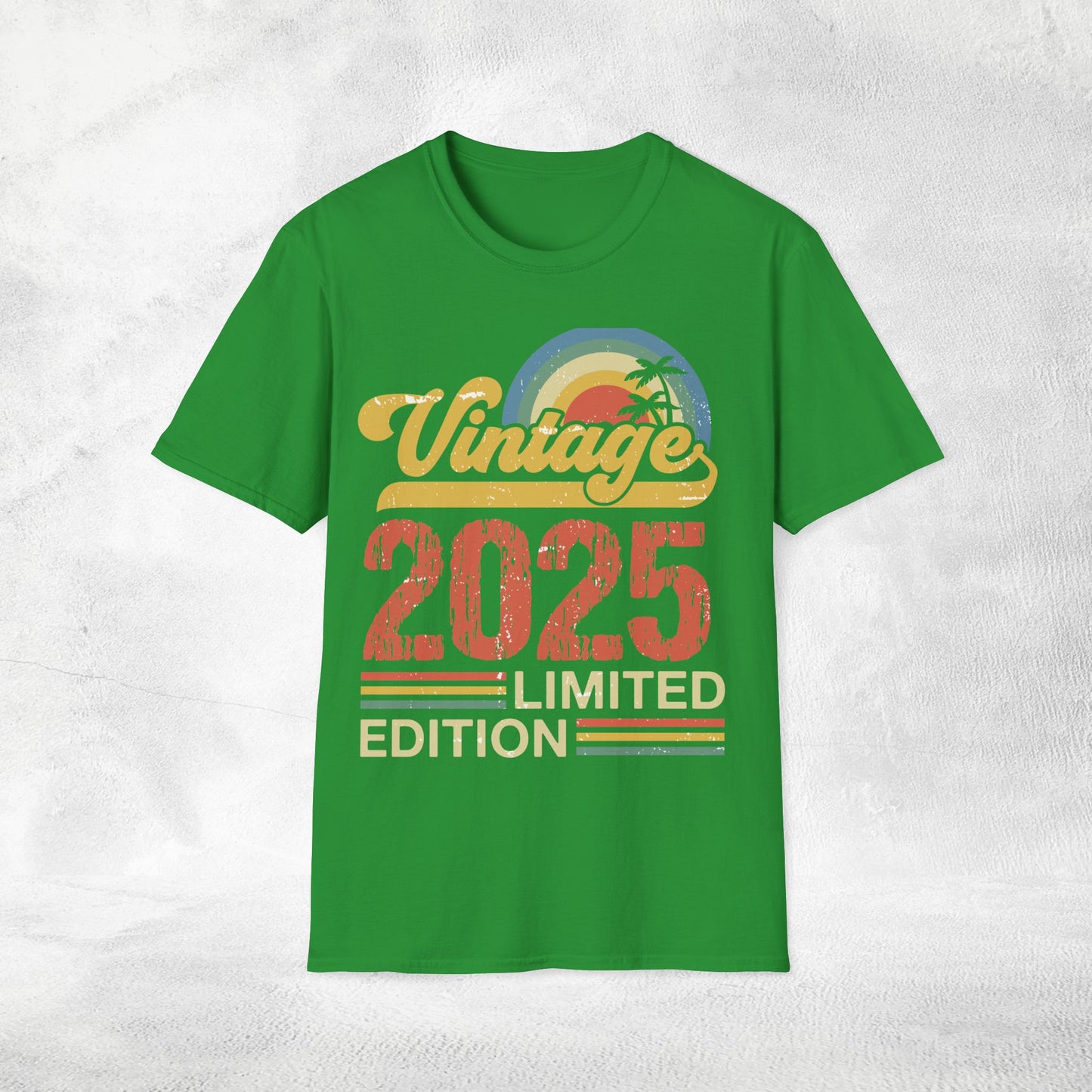 Unisex year of birth shirt 2025