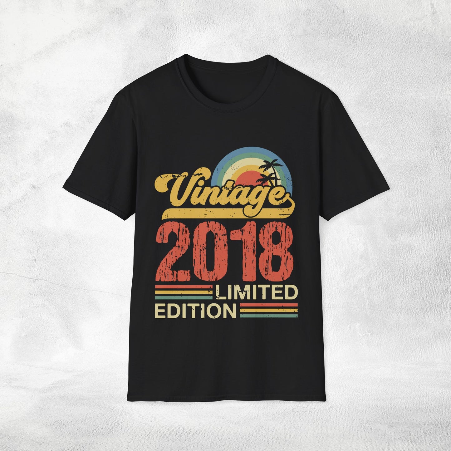 Unisex year of birth shirt 2018