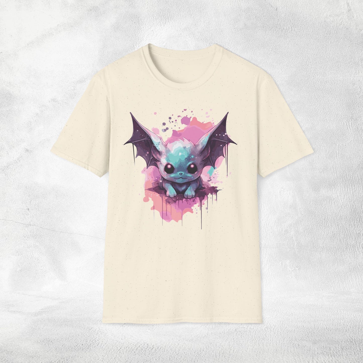 Unisex Gothic Shirt Pastel Bat