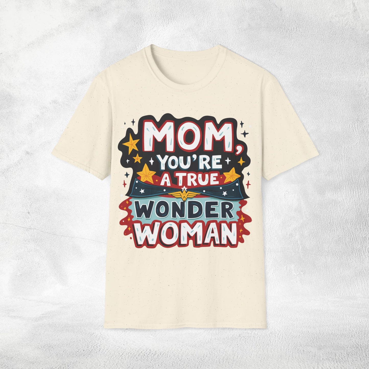 family shirt natural color edition wonder woman
