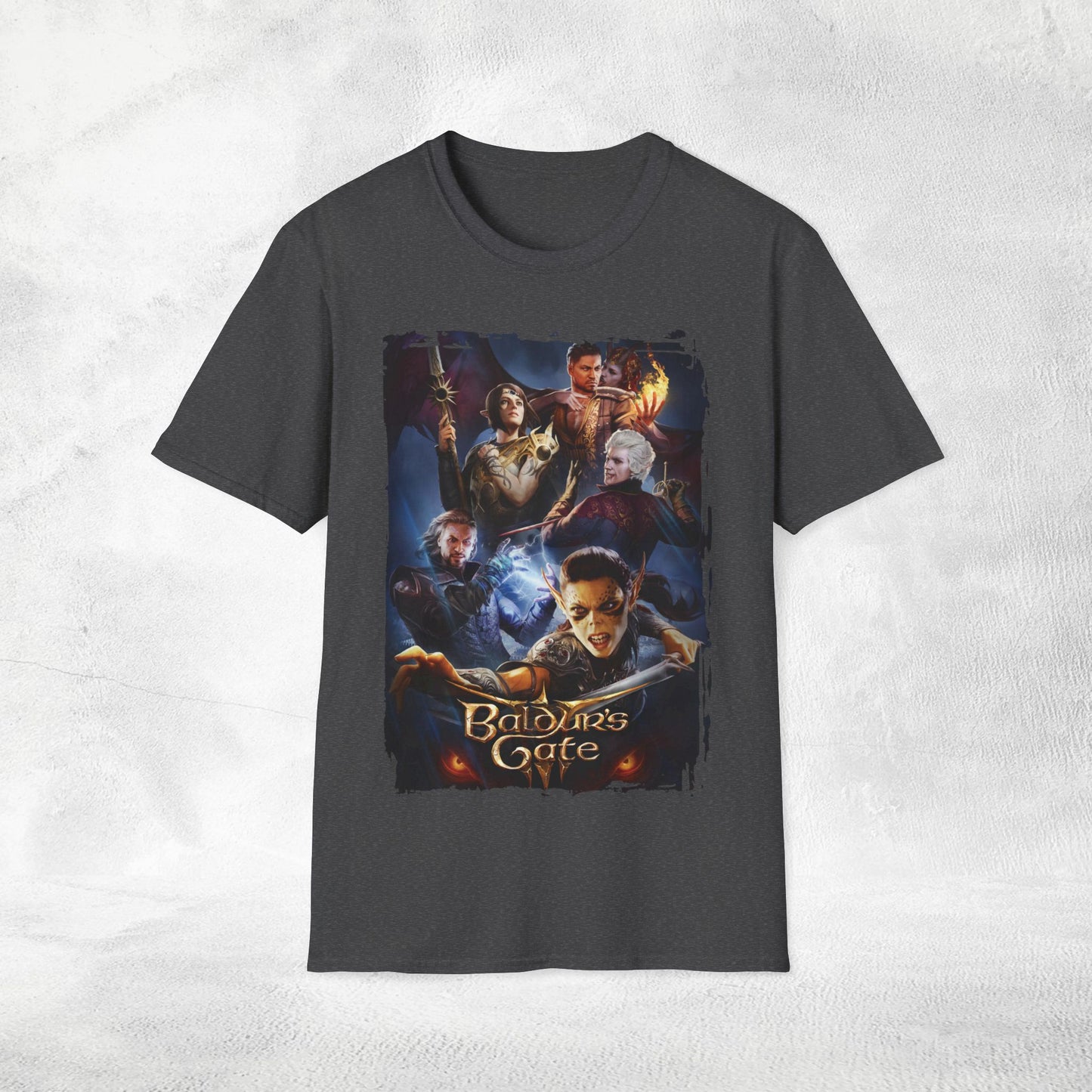 Unisex gaming shirt Baldur's Gate 3 / Dungeon and Dragons / D&amp;D