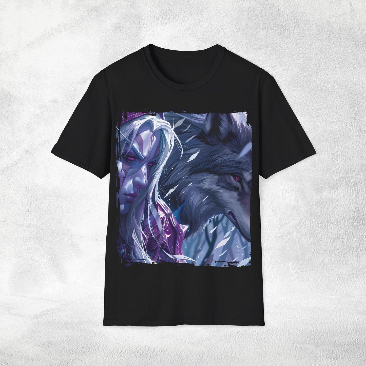 Unisex gaming shirt WoW Dark-Elf