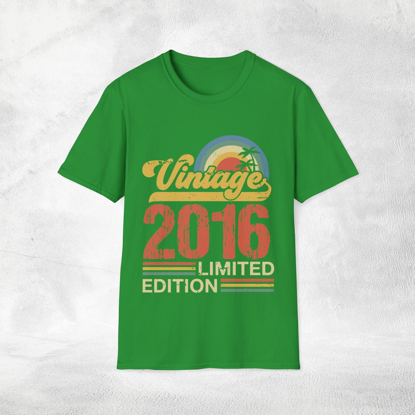 Unisex year of birth shirt 2016