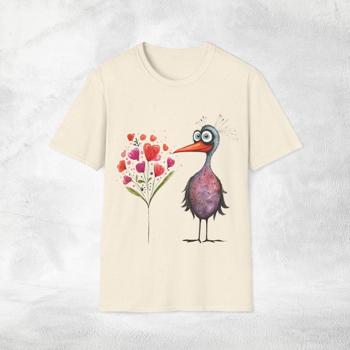 Unisex couples T-Shirt lovebird